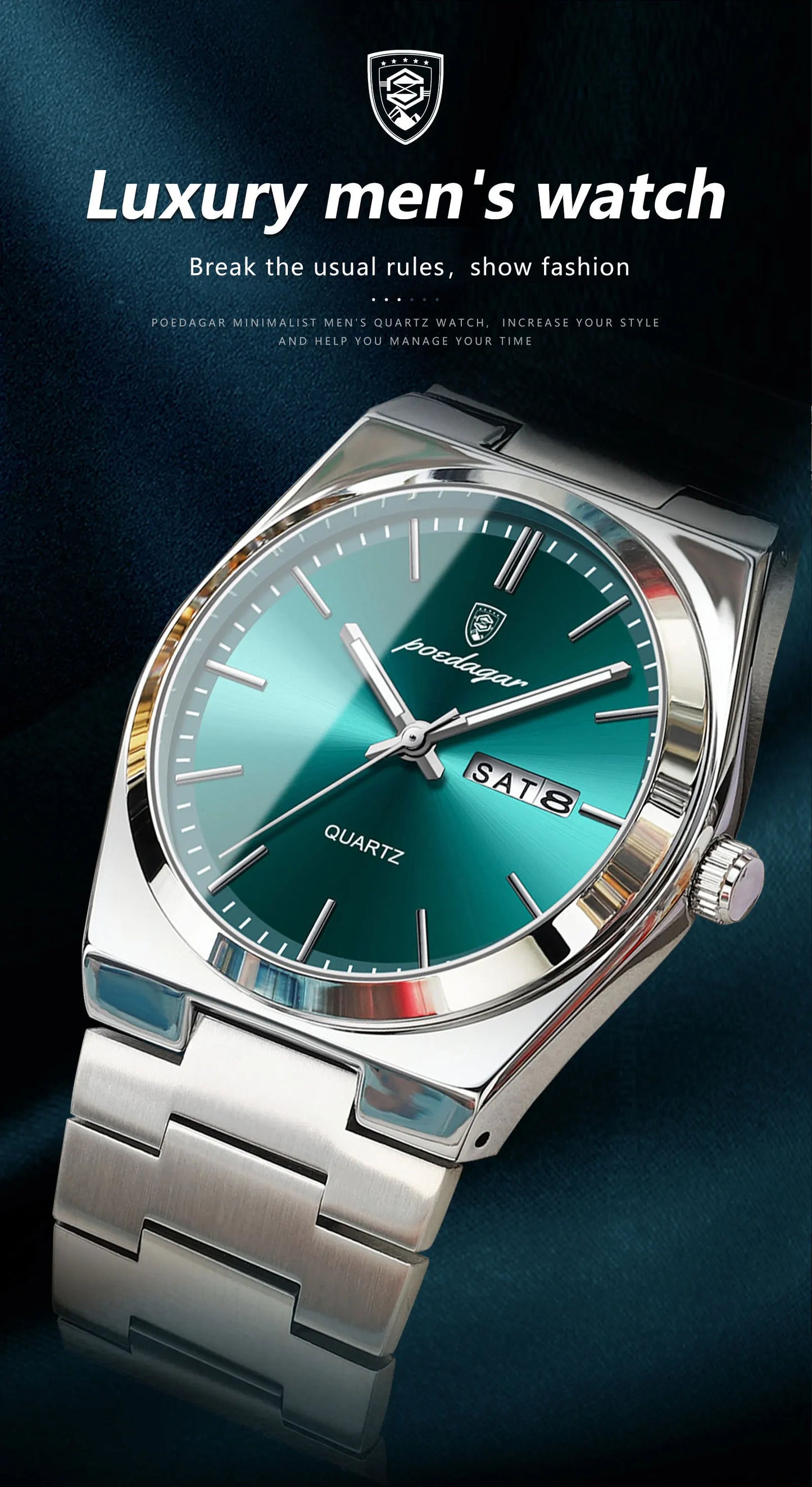 Montre Executive – Édition Classique en Acier Inoxydable